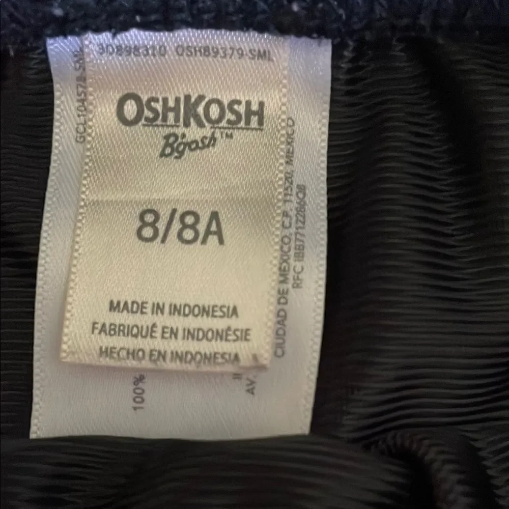 Oshkosh Black Athletic Shorts size 8